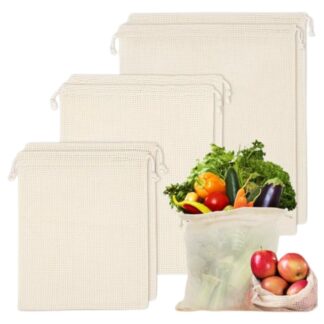 Reusable Produce Mesh Bags 10-Pac